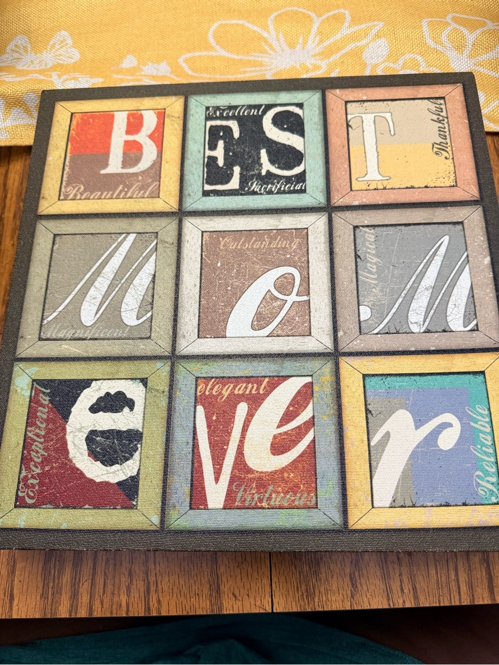 BEST EVER Wall Decor Accent Art Print